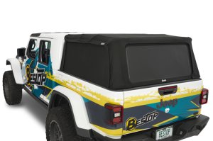 Jeep Gladiator Truck Bed Cap - Bestop - Supertop for Truck 2 - Black Diamond - `20-`26