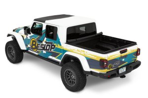 Jeep Gladiator Tonneau Cover - Rear - Bestop - Supertop for Truck 2 - Premium Black Twill - `20-`26