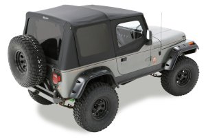 Jeep Wrangler TJ Soft Top - Bestop - Sailcloth Tinted Windows - Black Diamond - `03-`06