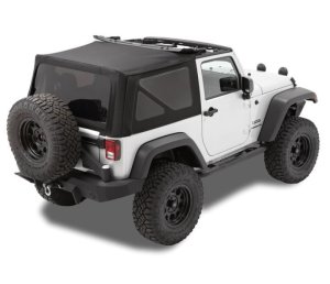 Jeep Wrangler JK Soft Top - Bestop - Premium Tinted - Black Twill - `07-`09