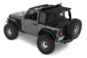 Jeep Wrangler JL Soft Top Conversion Kit - Bestop - Halftop - Black Diamond - `18-`26