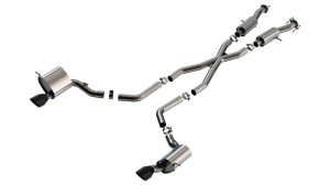 Jeep Grand Cherokee SRT Performance Exhaust - Borla - S-Type Cat Back - Black - `15-`21