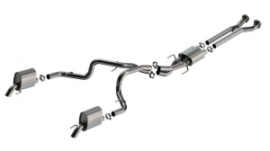 Jeep Grand Wagoneer L Performance Exhaust - Borla - Cat Back S-Type - `23-`25