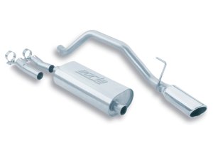 Jeep Cherokee Sport Performance Exhaust - Borla - Cat Back Touring - Bright Chrome - 2002