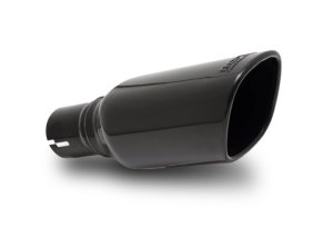 Jeep Wrangler Performance Exhaust - Rear - Borla - Universal Tip T-304 Stainless Steel - Black Chrome - `12-`14
