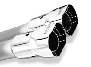 Jeep Wrangler Performance Exhaust - Rear - Borla - Universal Tip T-304 Stainless Steel - Black Chrome - `12-`14 Jeep Wrangler Performance Exhaust - Rear - Borla - Universal Tip T-304 Stainless Steel - Black Chrome - `12-`14