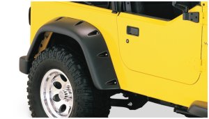 Jeep TJ Fender Flares - Bushwacker - Large Pocket Style - Black - `97-`06