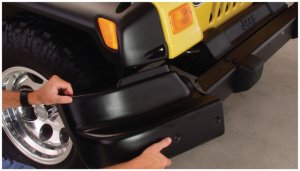 Jeep TJ Fender Flares - Bushwacker - Large Pocket Style - Black - `97-`06