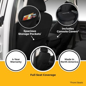 Jeep Wrangler Seat Cover - Front - Covercraft - Carhartt Super Dux Precision Fit - `24-`25