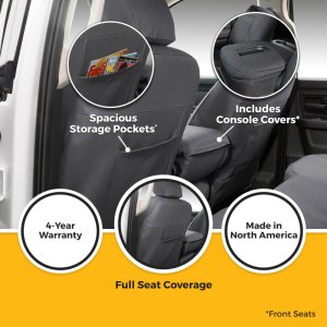 Jeep Wrangler Seat Covers - Front - Covercraft - Carhartt Super Dux Precision Fit - `24-`25
