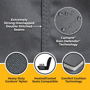 Jeep Wrangler Seat Covers - Front - Covercraft - Carhartt Super Dux Precision Fit - `24-`25