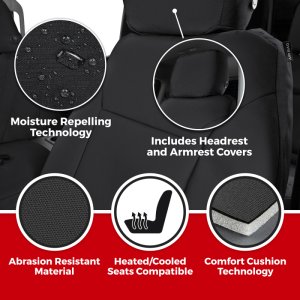 Jeep Wrangler JL Seat Cover - Front - Covercraft - Endura Precision Fit Custom - `24-`25