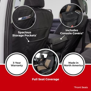 Jeep Wrangler Seat Cover - Front - Covercraft - Endura Precision Fit Custom - `24-`25