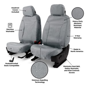 Jeep Wrangler Seat Covers - Front - Covercraft - Endura Waterproof SeatSaver - 2026+