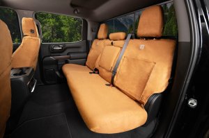 Jeep Wrangler JL Seat Cover - Covercraft - Carhartt SeatSaver Custom - Brown - `18-`25