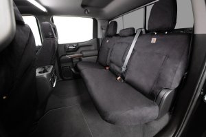 Jeep Wrangler JL Seat Cover - Front Row - Covercraft - Carhartt Super Dux SeatSaver - Black - `18-`25