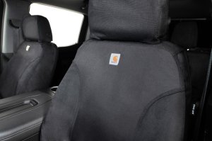 Jeep Wrangler JL Seat Cover - Front Row - Covercraft - Carhartt Super Dux SeatSaver - Black - `18-`25