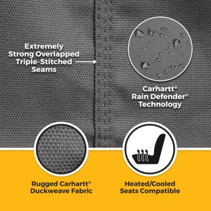 Jeep Wrangler Seat Covers - Front - Covercraft - Carhartt SeatSaver Custom - 2026+