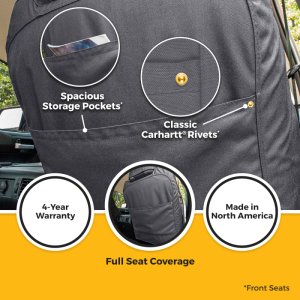 Jeep Wrangler Seat Covers - Front - Covercraft - Carhartt Super Dux SeatSaver - `24-`26
