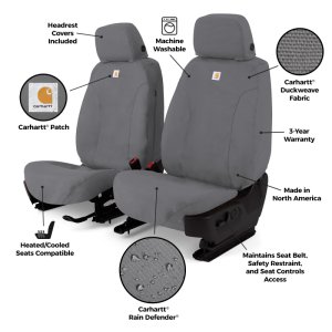 Jeep Wrangler Seat Cover - Front Row - Covercraft - Carhartt SeatSaver Custom - `24-`26