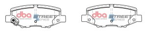 Jeep Wrangler Brake Pads - Rear - DBA - Street Series - `07-`17