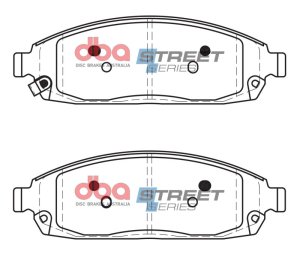 Jeep Commander Brake Pads - Front - DBA - Street Series - `06-`10