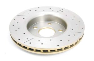 Jeep Commander Brake Rotor (1) - Front - DBA - Street Series XGold - Gold - `06-`10