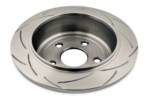 Jeep Wrangler JK Brake Rotor (1) - Rear - DBA - Street Series T2 Slotted - `07-`09