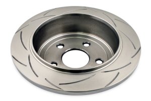 Jeep Wrangler JK Brake Rotor (1) - Rear - DBA - Street Series T2 Slotted - `07-`09