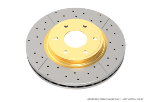 Jeep Wrangler Brake Rotor (1) - Front - DBA - Street Series XGold - Gold - `07-`18