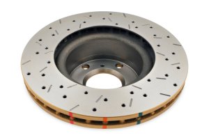 Jeep Grand Cherokee Brake Rotor (1) - Rear - DBA - 4000 Series XS Gold - Gold - `06-`10