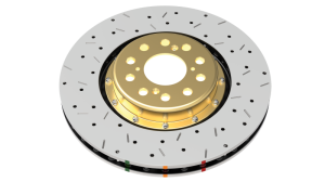 Jeep Grand Cherokee Brake Rotor (1) - Front - DBA - 5000 XS Series, Cross Drilled & Slotted - `06-`11