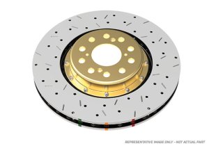 Jeep Grand Cherokee Brake Rotor (1) - Front - DBA - 5000 XS Series, Cross Drilled & Slotted - `06-`11