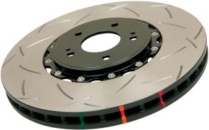 Jeep Grand Cherokee Brake Rotor (1) - Front - DBA - 5000 Series T3 Slotted Rotor - Black - `11-`15