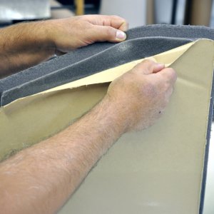 Jeep Wrangler JK 2-Door Rear Side Window Kit - DEI - Sound Deadening Side Window Trim - White - `11-`18