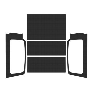 Jeep Wrangler LJ Unlimited Headliner Kit - DEI - Sound Deadening - Black - `04-`06