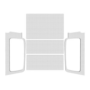Jeep Wrangler LJ Unlimited Headliner Kit - DEI - Sound Deadening - White - `04-`06 Jeep Wrangler LJ Unlimited Headliner Kit - DEI - Sound Deadening - White - `04-`06