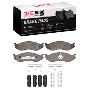 Jeep Comanche Brake Pads - Front - DFC - 5000 Advanced Semi Metallic - `90-`06