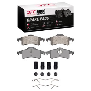 Jeep Grand Cherokee Brake Pads - Rear - DFC - 5000 Advanced Semi Metallic - `99-`04
