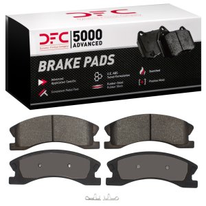 Jeep Grand Cherokee Brake Pads - Front - DFC - 5000 Advanced Semi Met - `99-`04 Jeep Grand Cherokee Brake Pads - Front - DFC - 5000 Advanced Semi Met - `99-`04