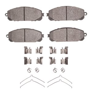 Jeep Cherokee Brake Pads - Front - DFC - 5000 Advanced Ceramic - `21-`23