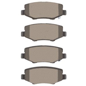 Jeep Wrangler Brake Pads - Rear - DFC - 4000 HybriDynamic - `07-`18