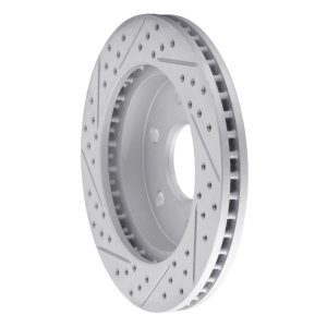 Jeep Wagoneer L Brake Rotor (1) - Rear Right - DFC - Geoperformance Drilled & Slotted Rotor - `21-`25