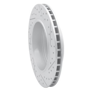 Jeep Grand Cherokee Brake Rotor (1) - Rear Left - DFC - Geoperformance Drilled & Slotted - `06-`10