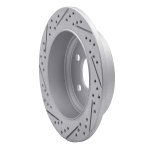 Jeep TJ Brake Rotor (1) - Rear Right - DFC - Drill & Slot Geoperf - `03-`07