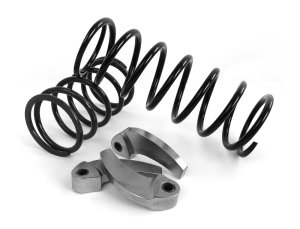 Jeep TJ Brake Kit - Rear - DFC - Carbon Coated Rotors + Ceramic Pads - `03-`07