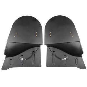 Jeep JKU Subwoofer Enclosure - Left & Right - DS18 - Fits 2x 12in Subwoofers - `07-`18