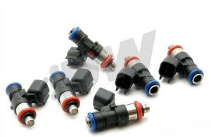 Jeep Wrangler Fuel Injector Sets - DeatschWerks - 88lb Universal, Set of 6 - `99-`06