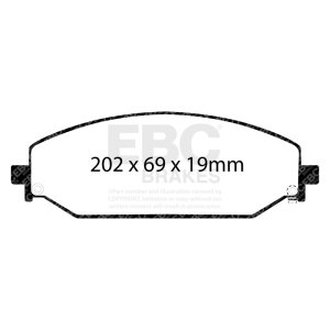 Jeep Grand Wagoneer Brake Pads - Front - EBC - Extra Duty - `22-`27