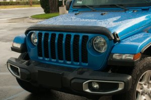 Jeep Wrangler Hood Guard - EGR - Superguard - Dark Smoke - `18-`25